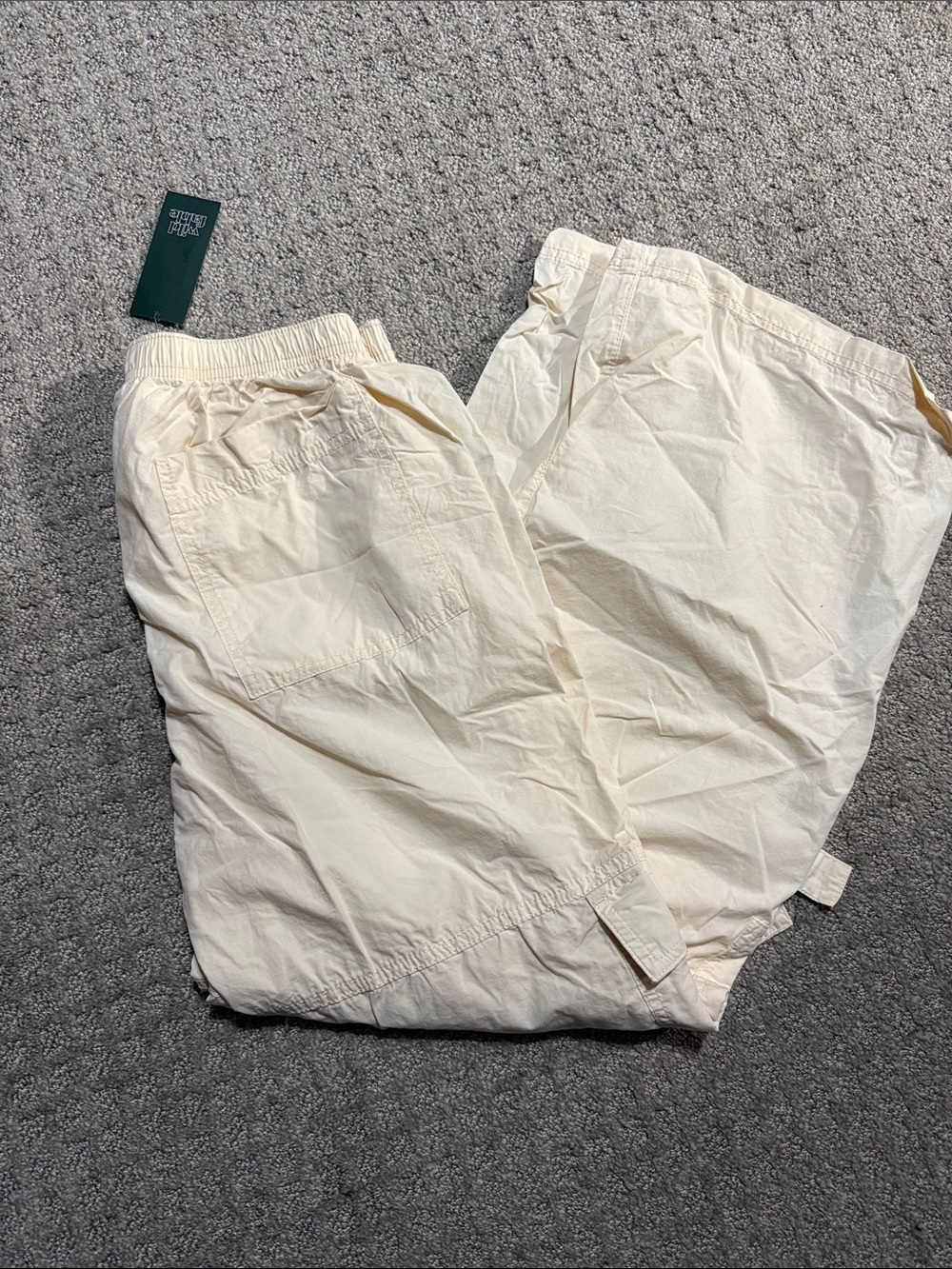 wild fable Cream Cargo Jogger Pants